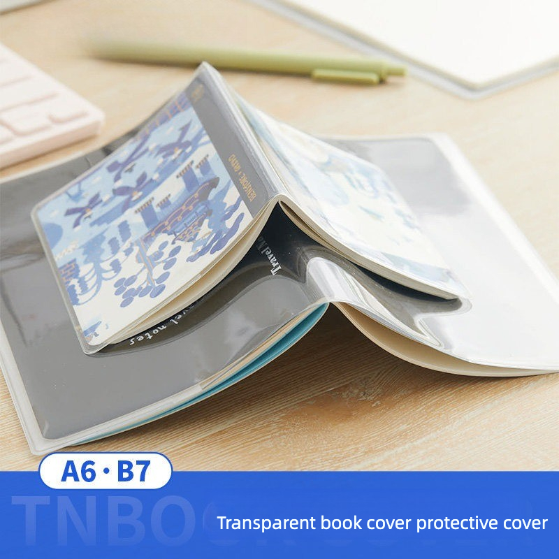 Vintage Leather Journal Notebook - Funda Protectora Transparente de PVC Impermeable