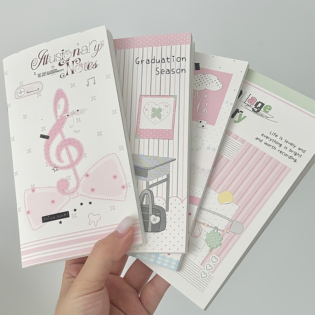 Blank Sheet Music Notebook - Cuaderno Musical Coreano de Bolsillo A6,