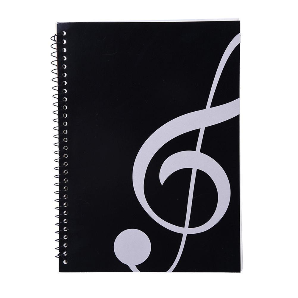 Blank Sheet Music Notebook - Cuaderno espiral de hoja de música