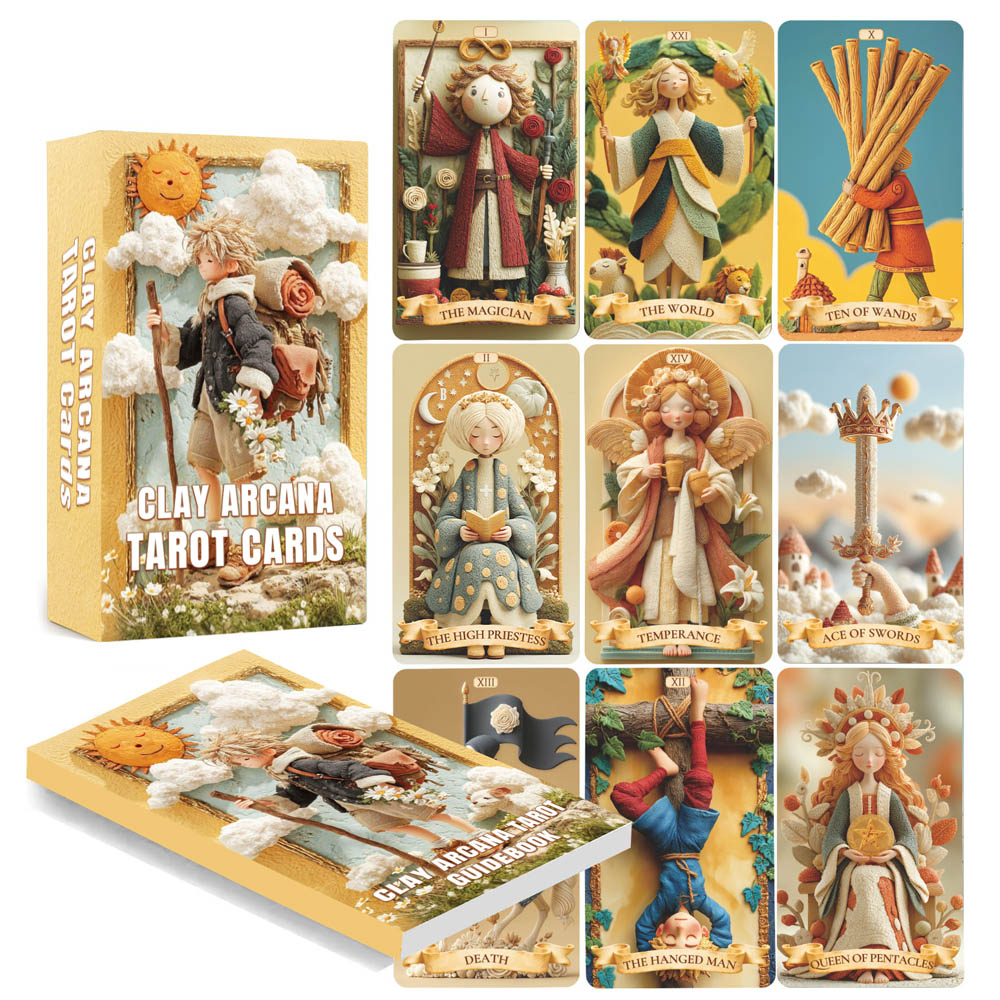 Juego de 78 cartas de Tarot, j - Tarot Deck With Guidebook reseña y precio
