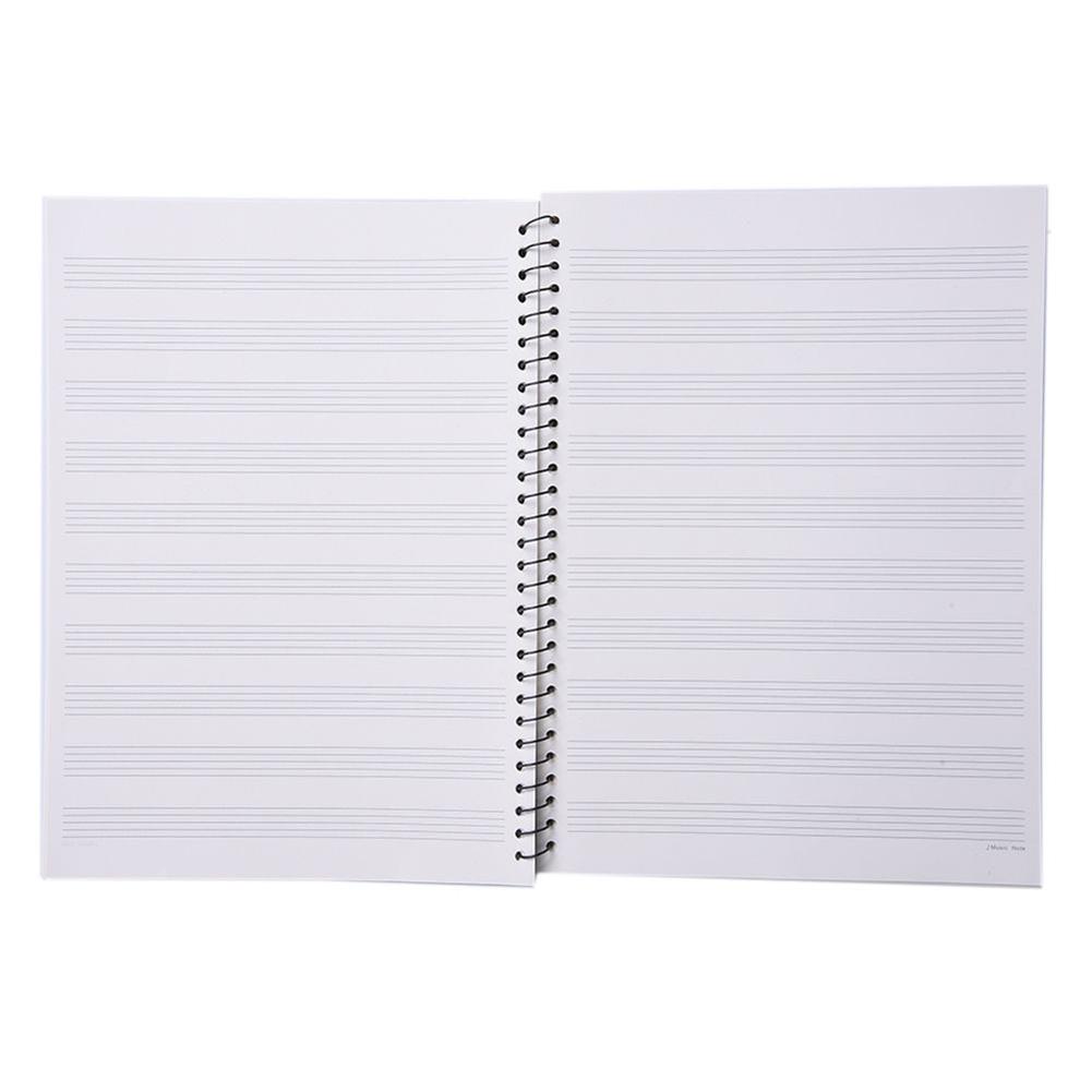 Cuaderno espiral de hoja de mú - Blank Sheet Music Notebook reseña y precio