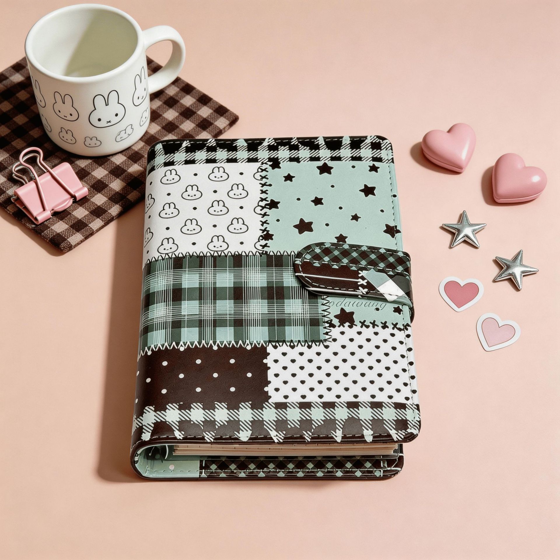 Cuaderno A6 verde con rejilla  - Blank Sheet Music Notebook reseña y precio