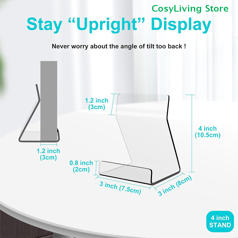 Soporte de exhibición acrílico - Clear Acrylic Book Stand Holder reseña y precio
